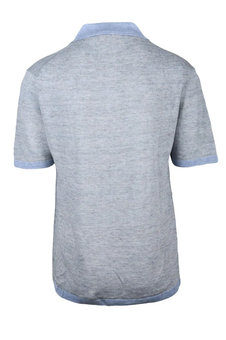 Daniele Fiesoli Knit Polo Linen - Grey