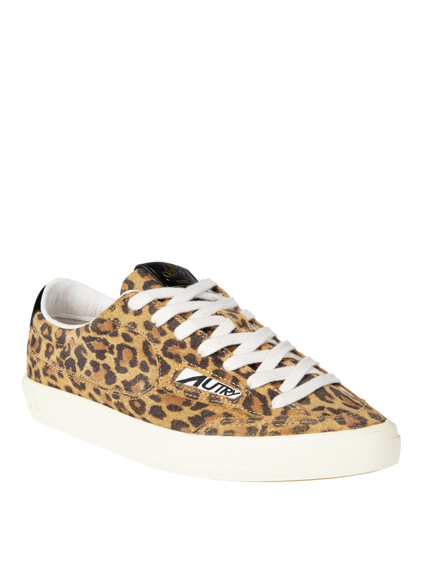Autry Leopard Print Windscape Low Low-Top Sneakers