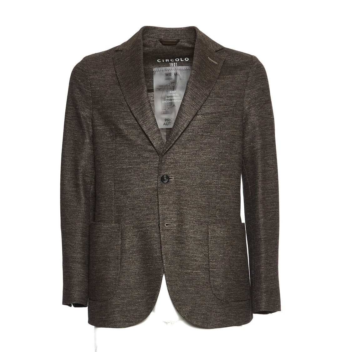 Circolo 1901 Single-Breasted Linen-Cotton Blazer With Patch Pockets