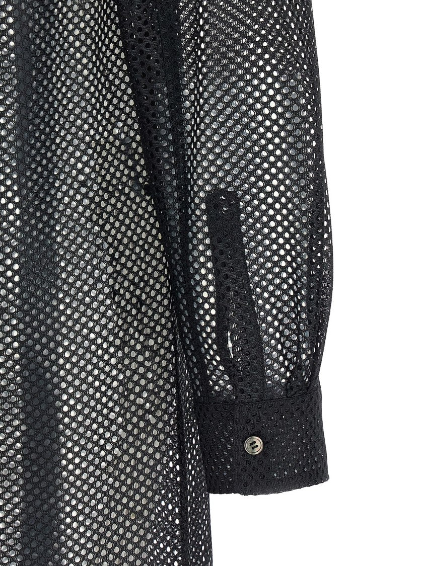 Comme Des Garçons Mesh Fabric Shirt