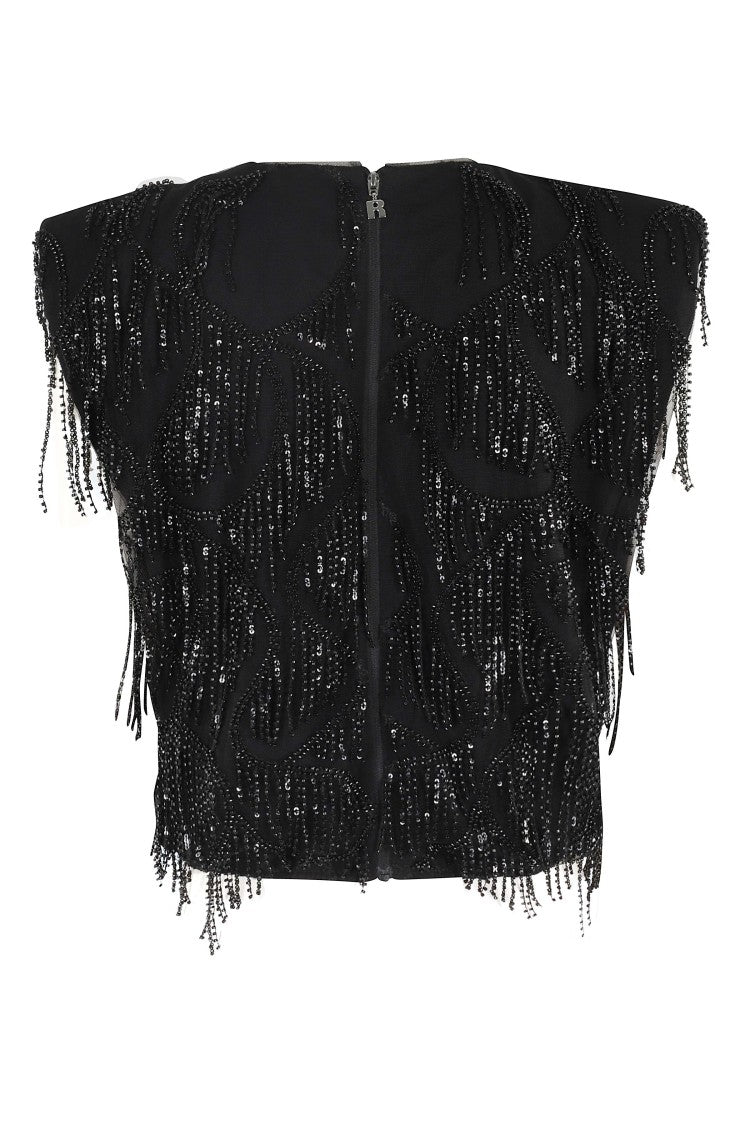 Rotate Sequins Sleeveless Top