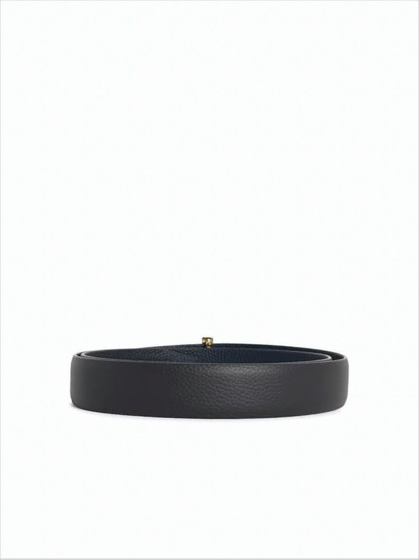 Tom Ford Minimalist Black Calf Leather Belt