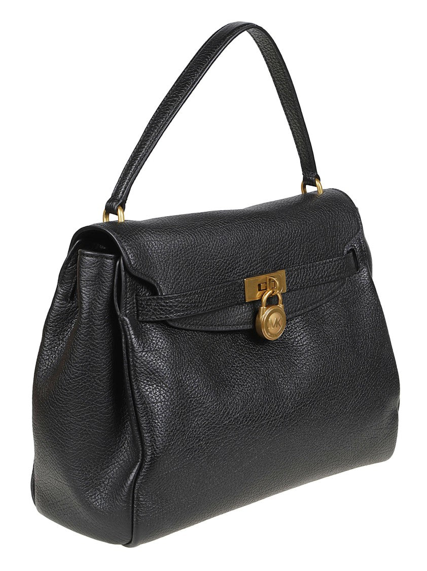 Michael Kors Large Hamilton Moderne Leather Flap Satchel