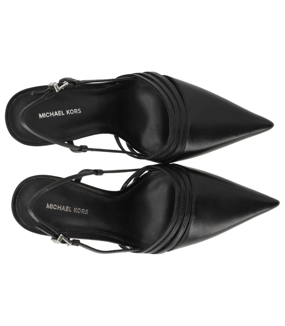 Michael Kors Haisley Black Slingback Pump