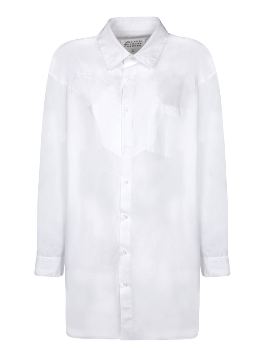Maison Margiela White Cotton Dress Shirts