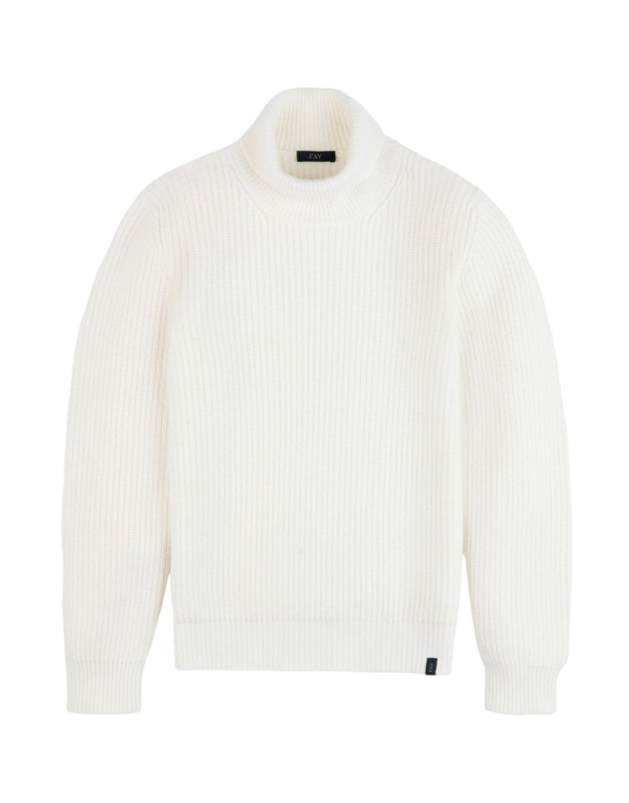 Fay Ribbed Knit Sweater