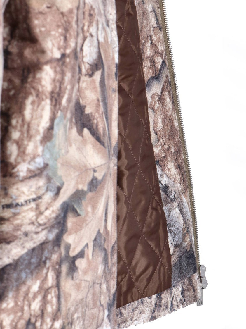 Represent Camo Trucker Jacket With Corduroy Collar