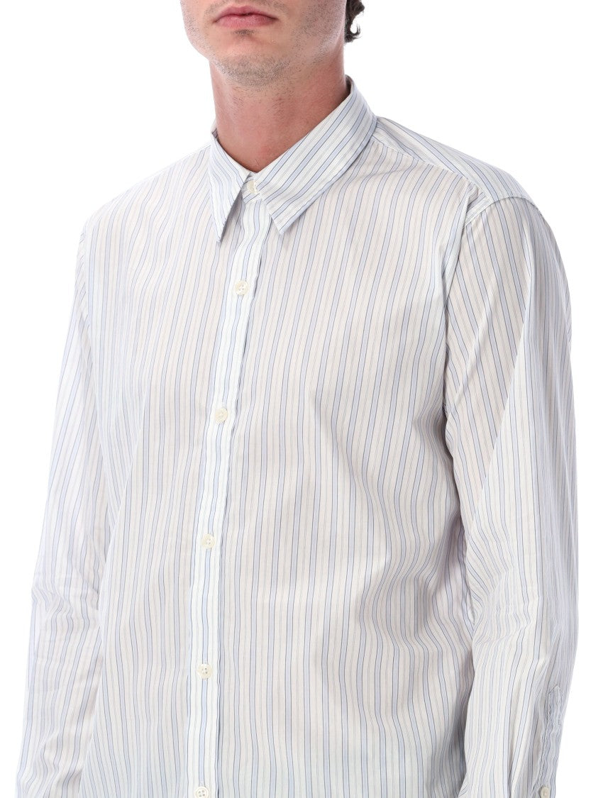 Mfpen Evening Regular Fit Striped Poplin Shirt