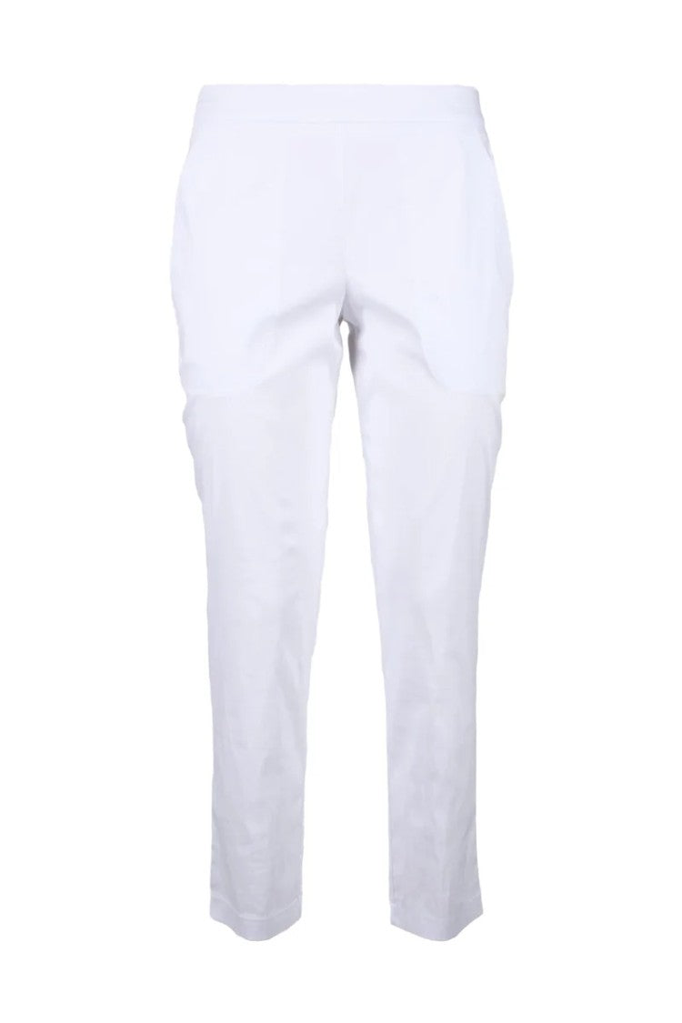 Carla G Straight-Leg Trousers With Elasticated Back Waistband