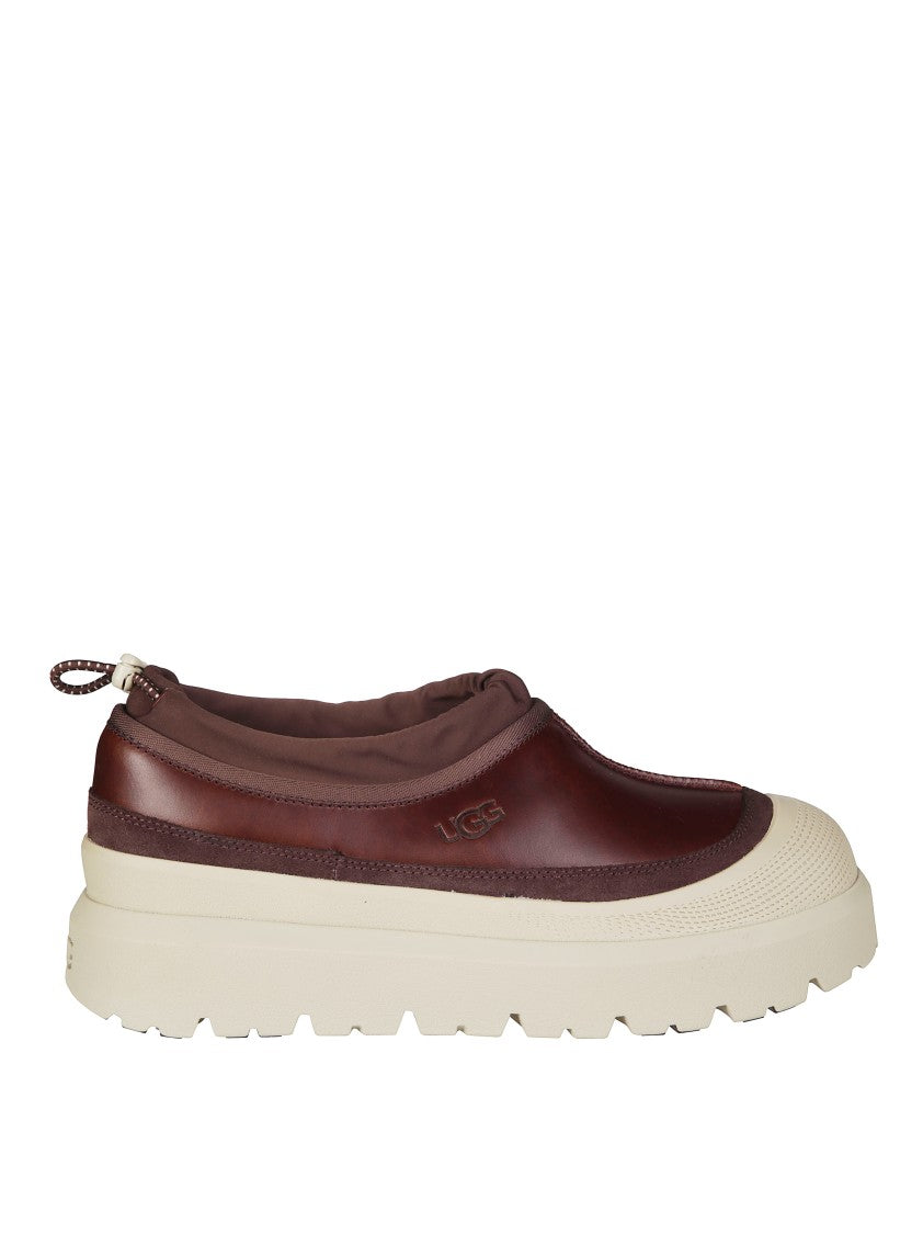 Ugg Rich Brown Tasman Smooth Weather Hybrid Loafers