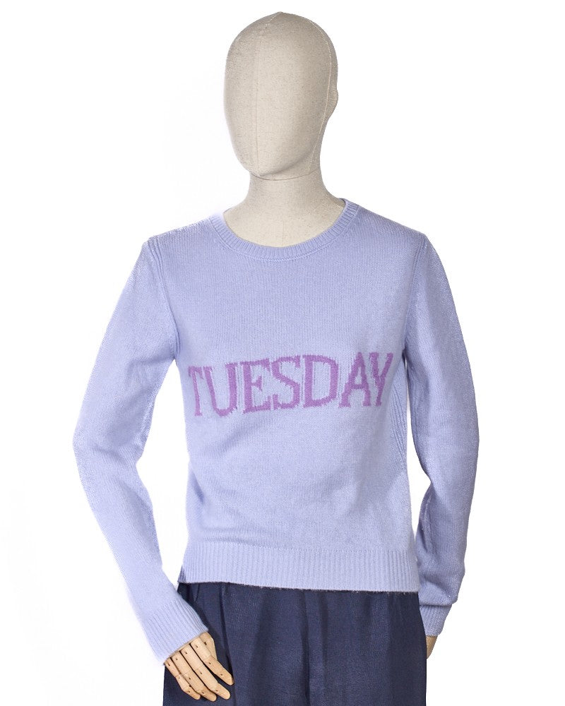 Alberta Ferretti Tuesday Lilac Wool Sweater