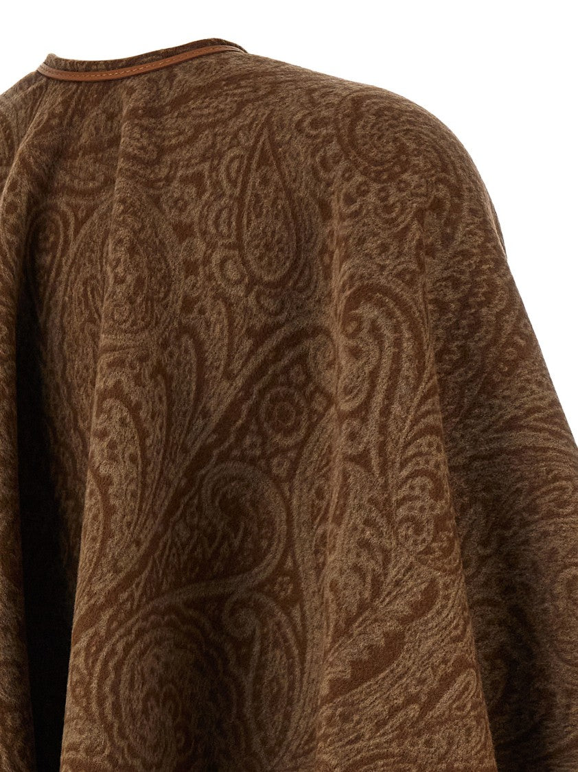 Etro Paisley Pattern Cape