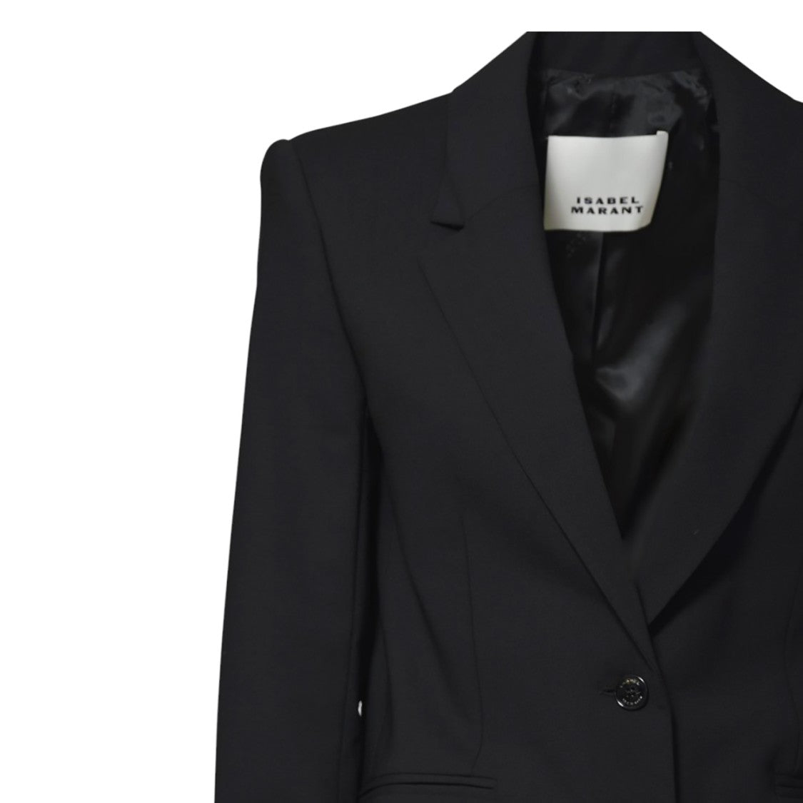 Isabel Marant Reva Tailored Jacket In Black Wool