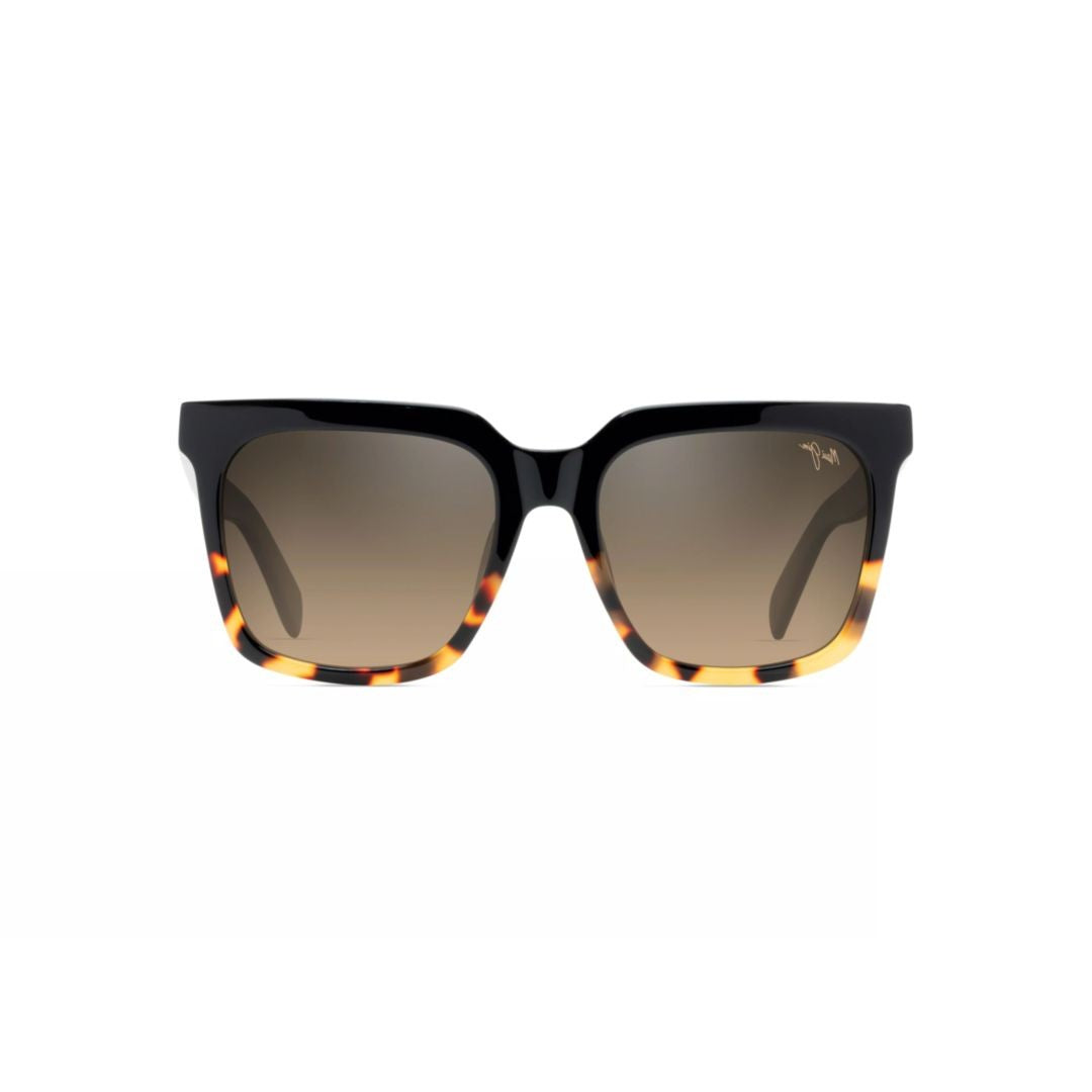 Maui Jim Tortoiseshell Mj0898s Gradient Square Sunglasses