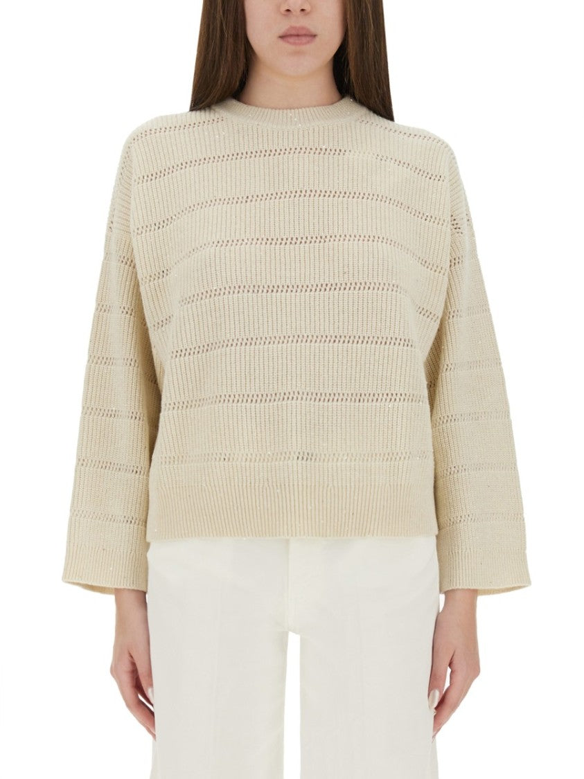 Brunello Cucinelli Cashmere And Wool Blend Sweater