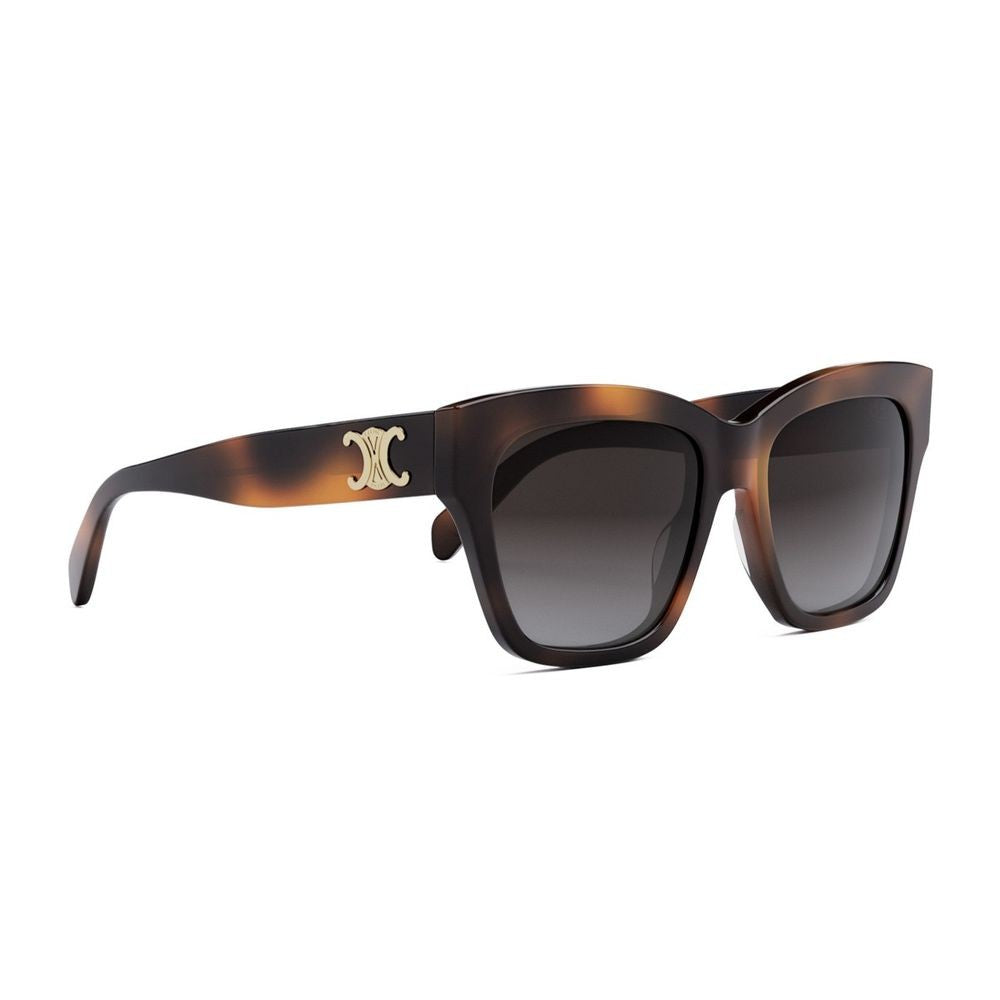 Celine Triomphe Triomphe Geometric Sunglasses With Gold-Tone Emblem