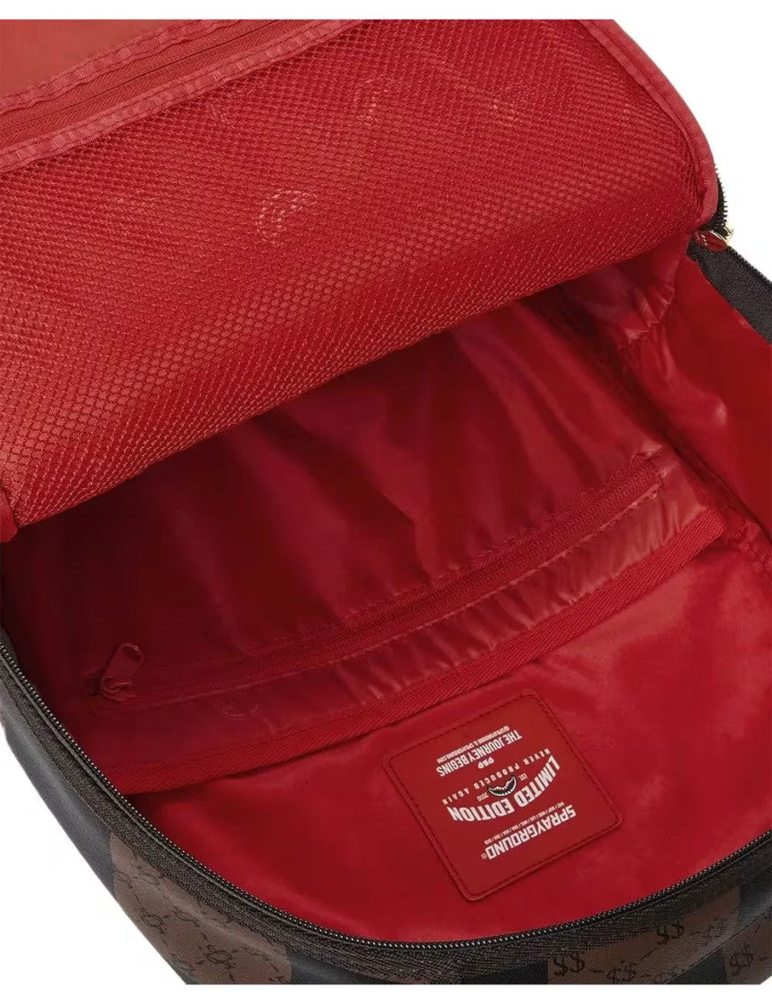 Sprayground Enlarged Checks Paris Backpack