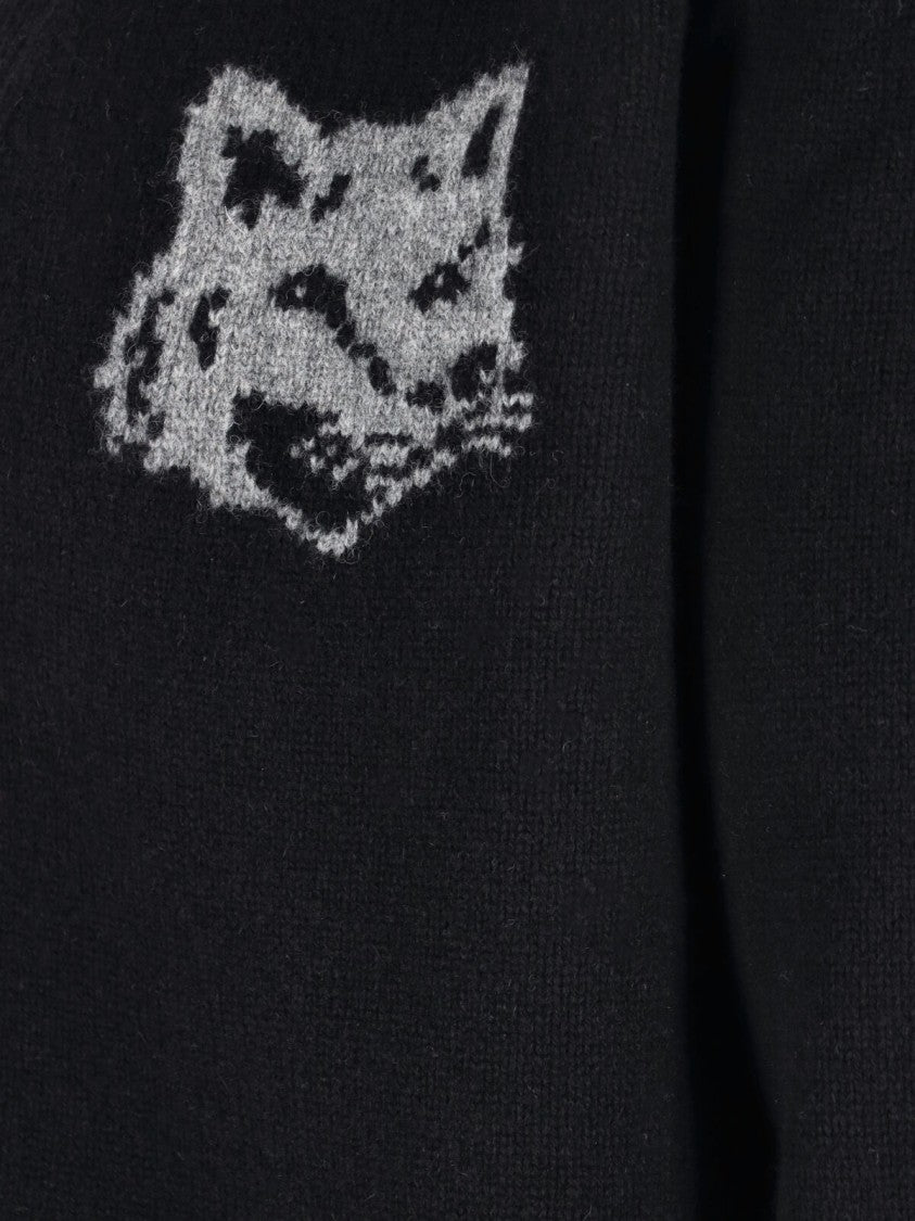 Maison Kitsuné Classic Black Sweater