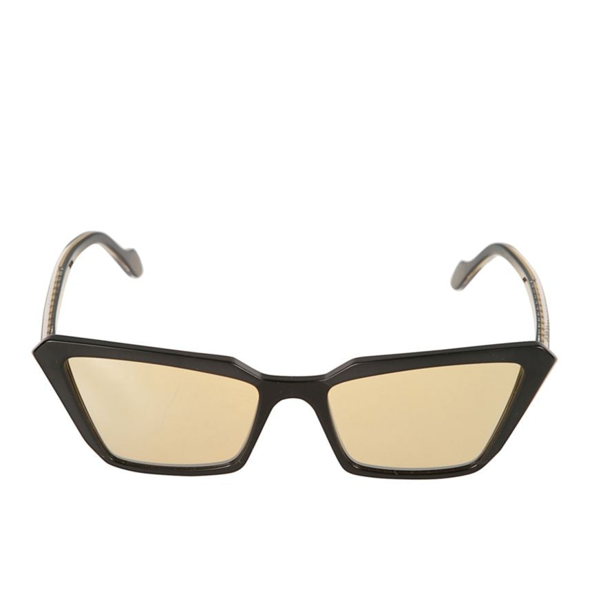 Kador Butterfly Glamour-S Bold Geometric Sunglasses With Textured Gold Accents