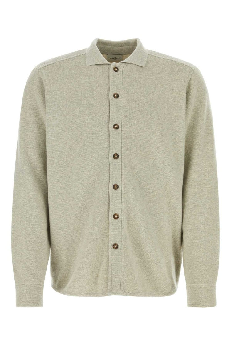 Le Kasha Light Grey Cashmere Cardigan