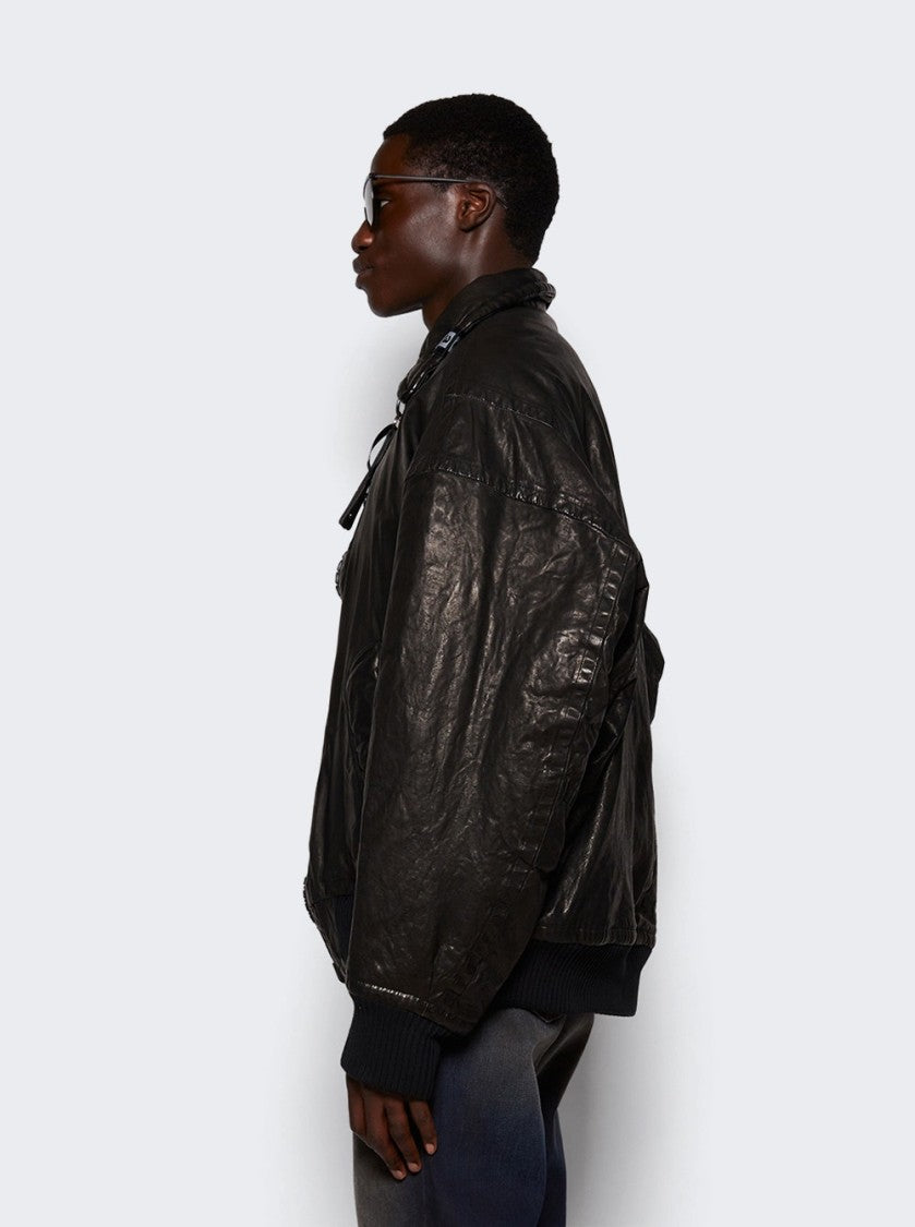 Maison Mihara Yasuhiro Backlash Big Zip Jacket Black