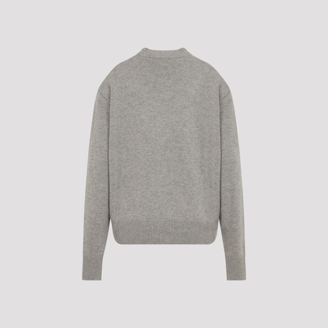 The Frankie Shop Relaxed Fit Crew Neck Sweater In Luxurious Wool-Cashmere Blend