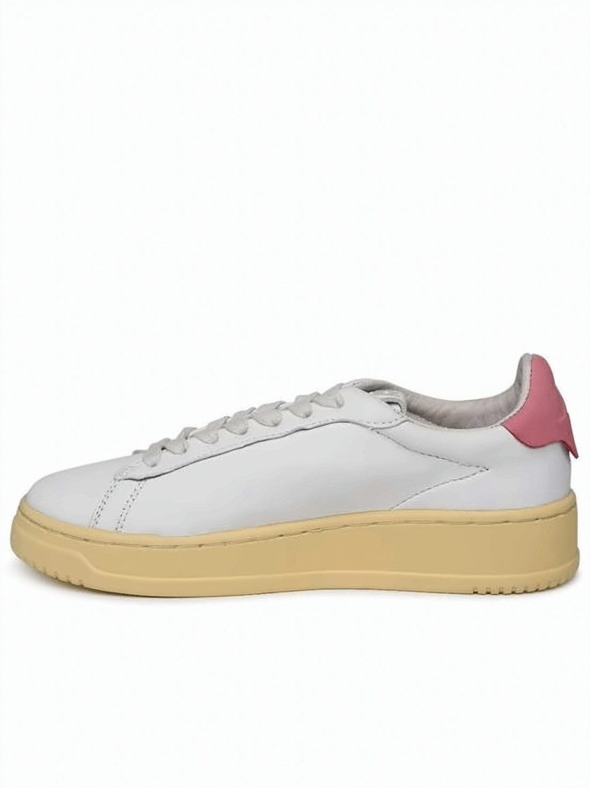 Autry Low-Top Sneakers With Goat Skin Upper