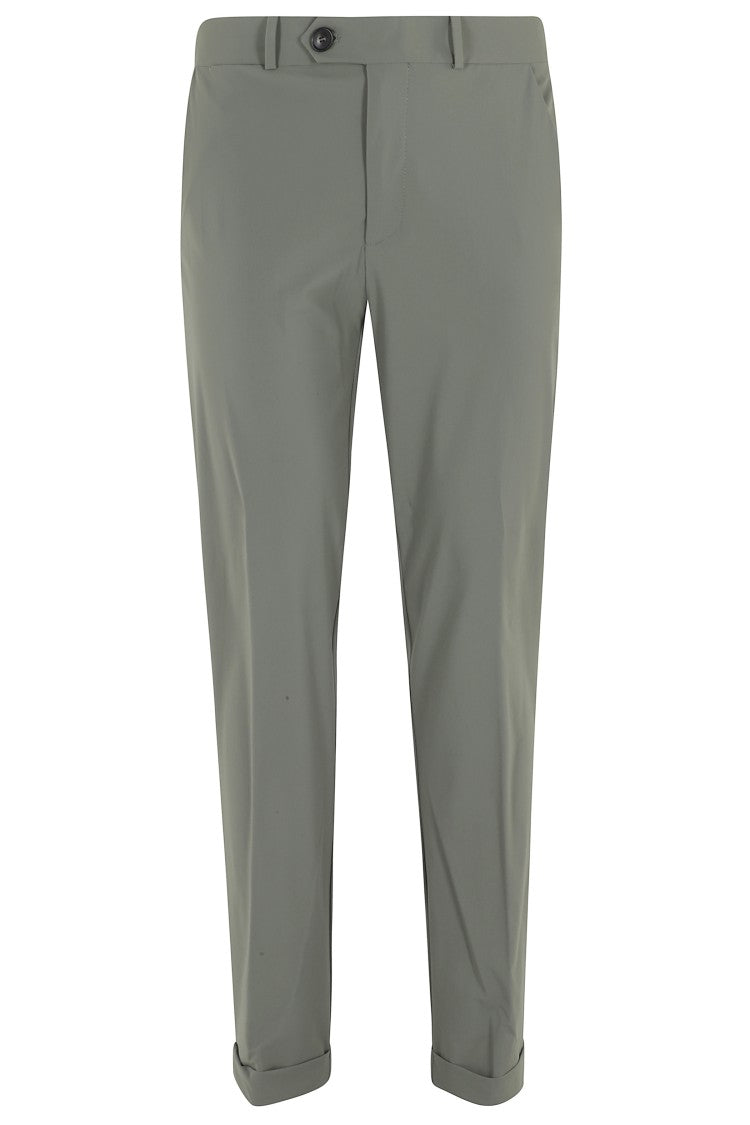Rrd Green Surflex Double-Button Polyamide Chino Pants