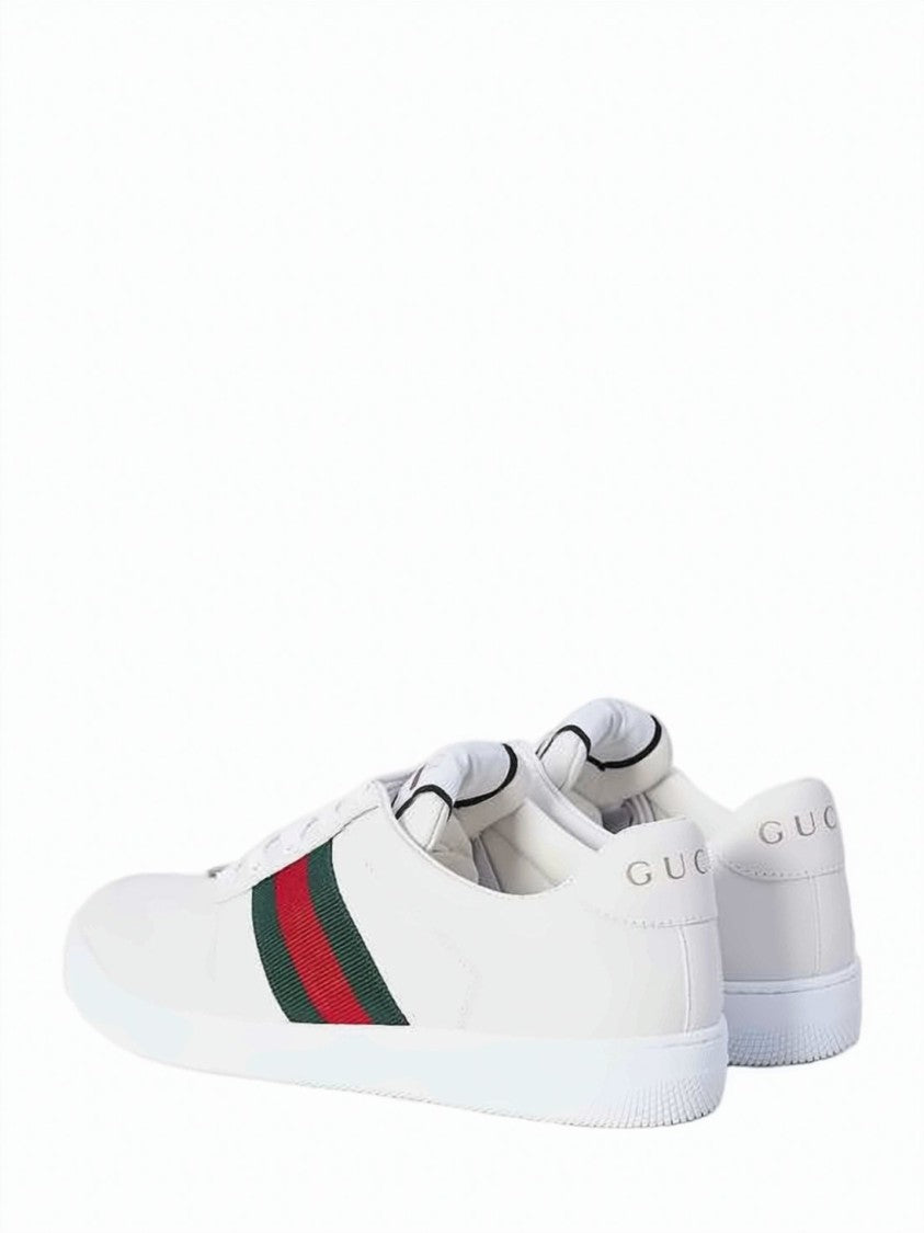 Gucci Low-Top Sneakers With Signature Webbing Stripes