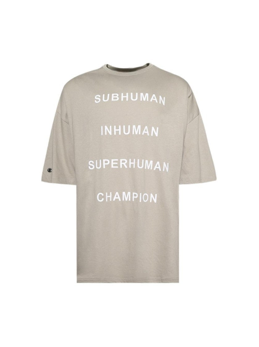 Rick Owens Knitted Short Sleeve Crewneck T-Shirt