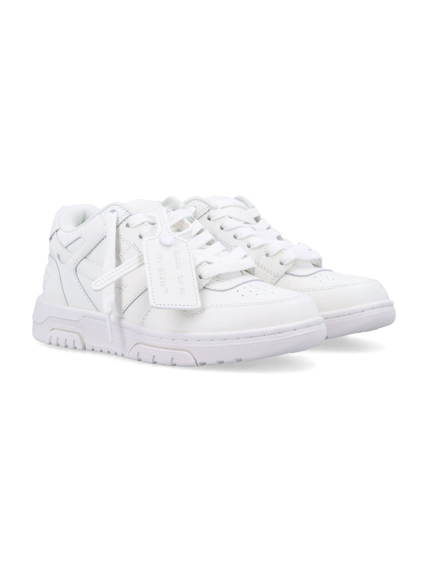 Off-White Total White Out Of Office Sneakers With Calf Leather Upper