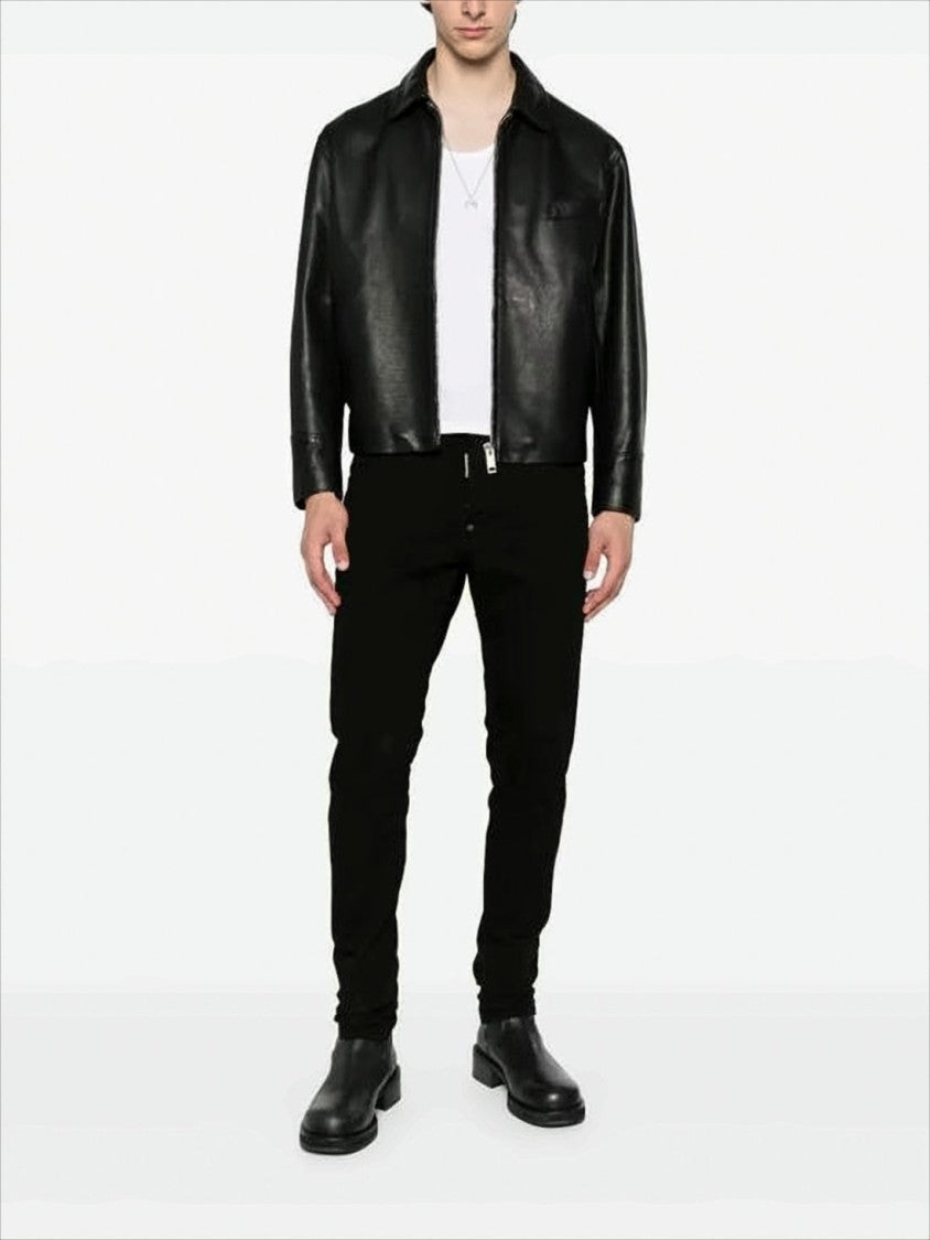 Dsquared2 Slim-Fit Black Denim Pants