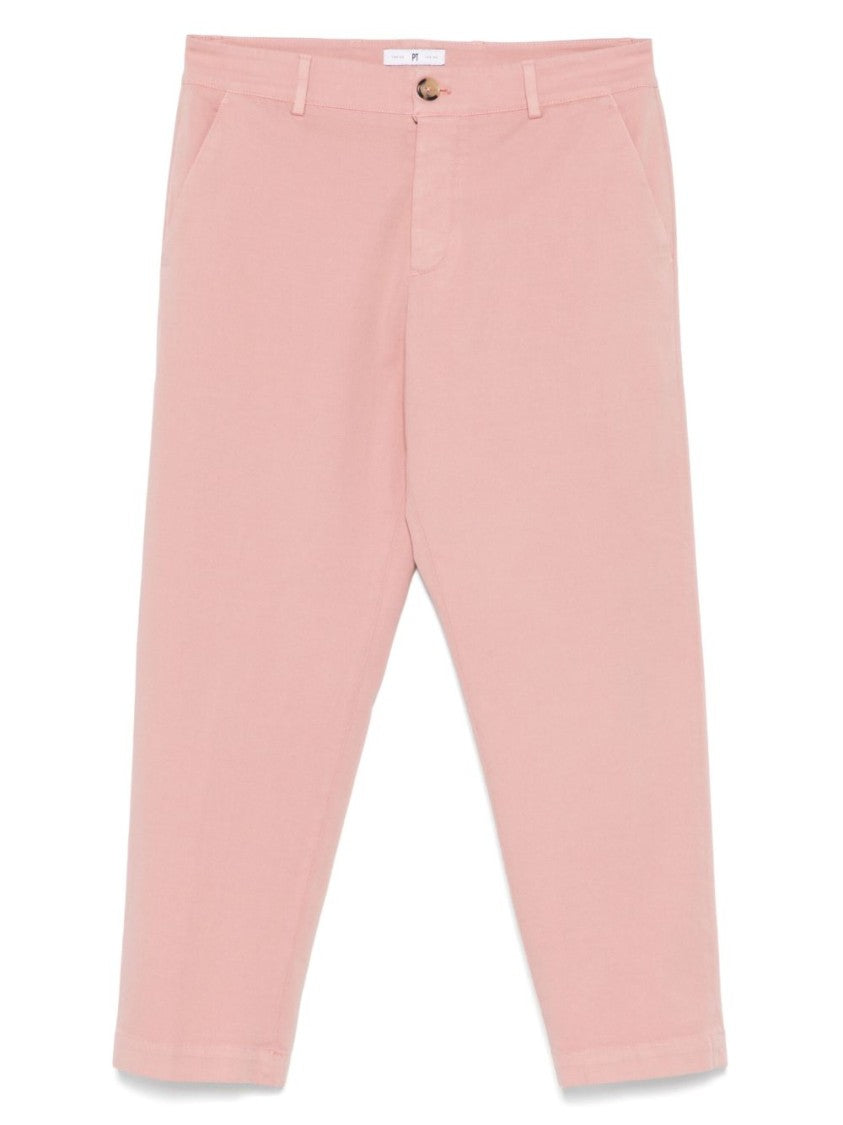 Pt Torino Flamingo Pink Tailored Trousers