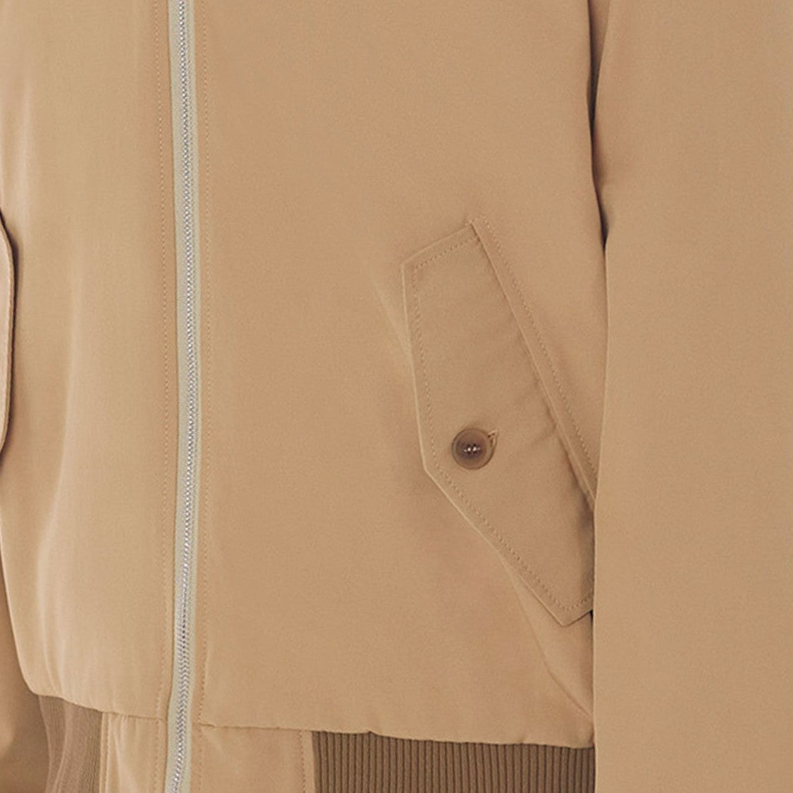 Maison Kitsuné Relaxed Fit Bomber Jacket With Embroidered Logo