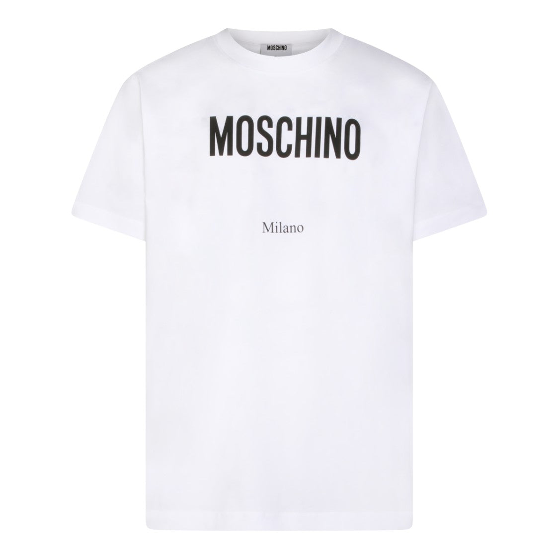 Moschino Classic White Short-Sleeve T-Shirt With Bold Branding