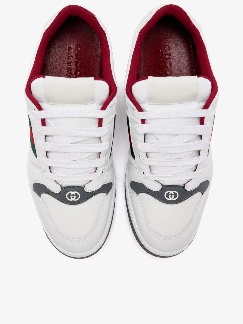 Gucci Low-Top Sneaker With Striped Detailing And Textured Sole