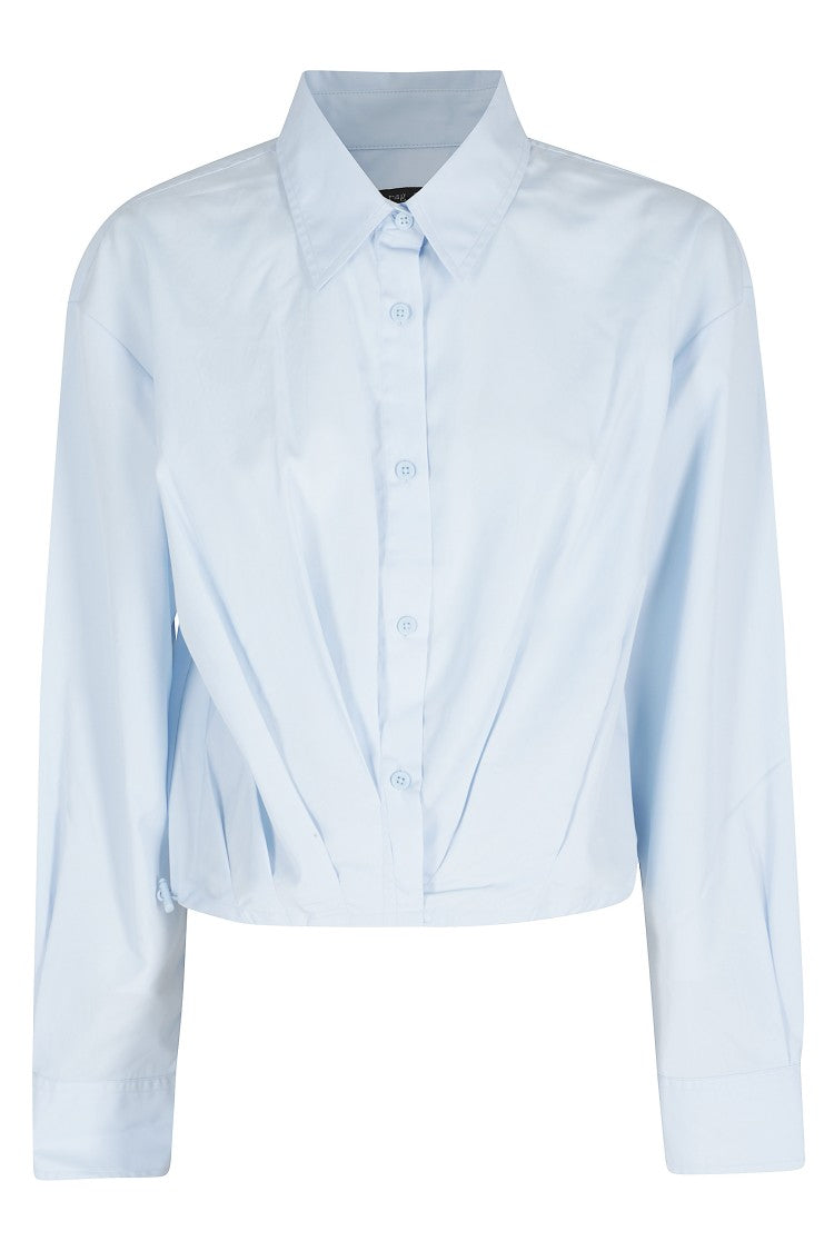 Rag & Bone Heavenly Andy Drawstring-Waist Cotton Shirt