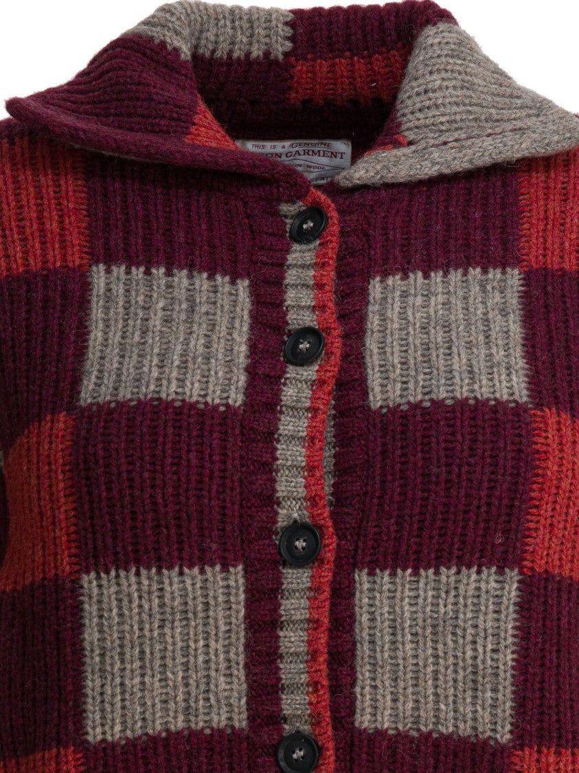 Filson Checkered Wool Cardigan