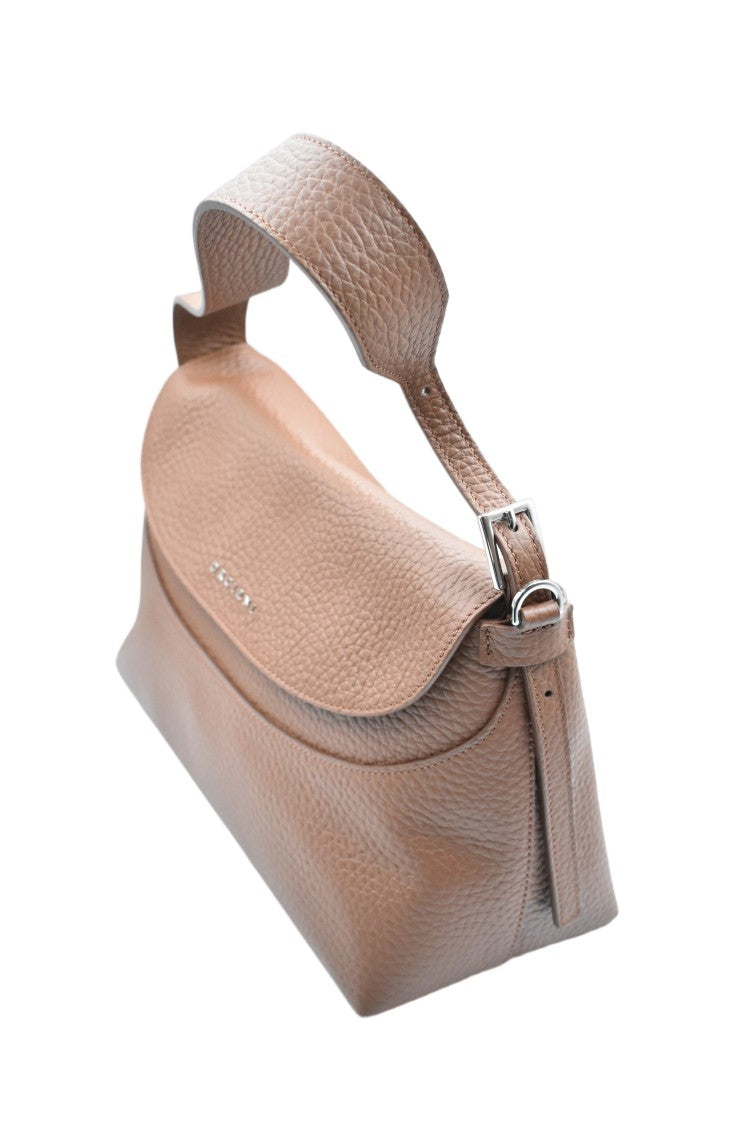 Orciani Cocoa Hand Shoulder Versatile Daily Handbag