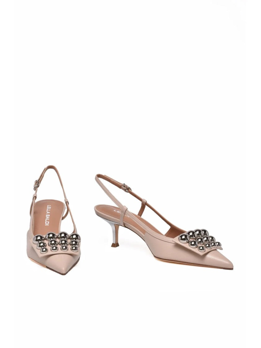 Lella Baldi Multicolor Leather Chanel Pump