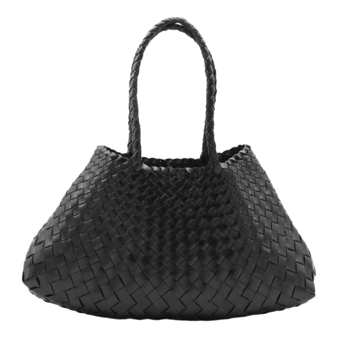 Dragon Diffusion Intricately Woven Handbag With Braided Handles