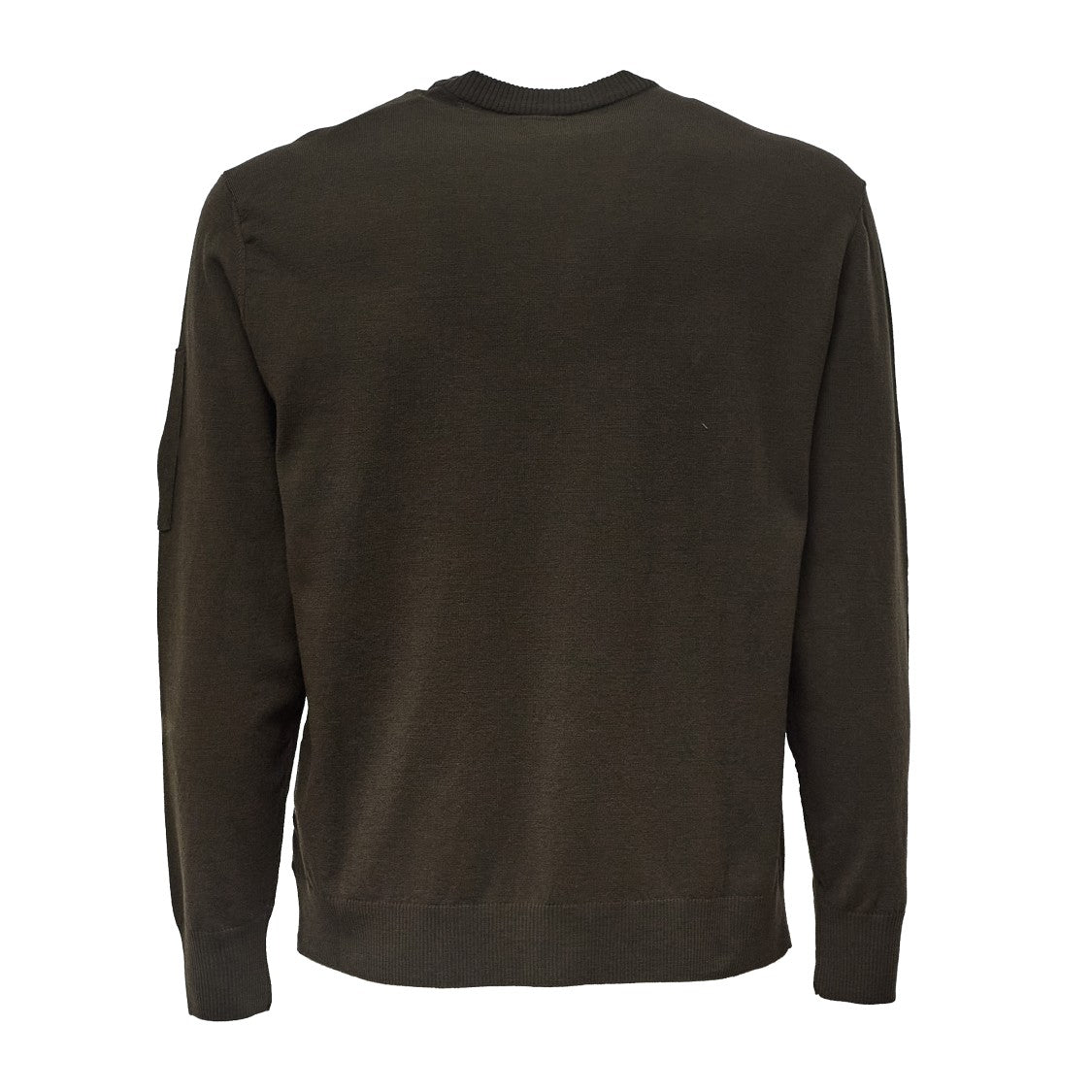 C.P. Company Extrafine Merino Wool Crewneck Sweater With Iconic Lens Detail