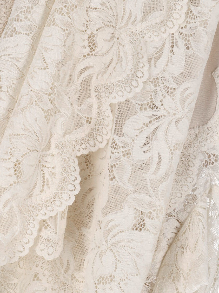 Rabanne Intricate Lace Maxi Dress By Rabanne