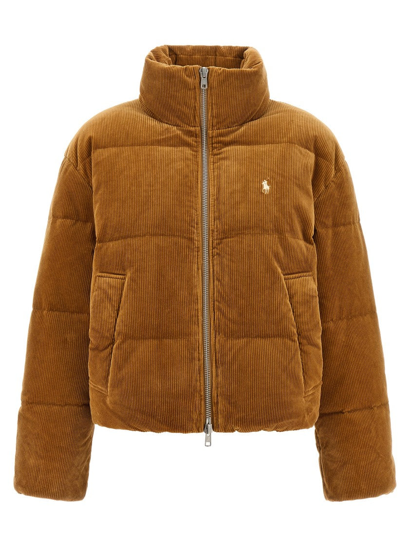Polo Ralph Lauren Ribbed Velvet Down Jacket