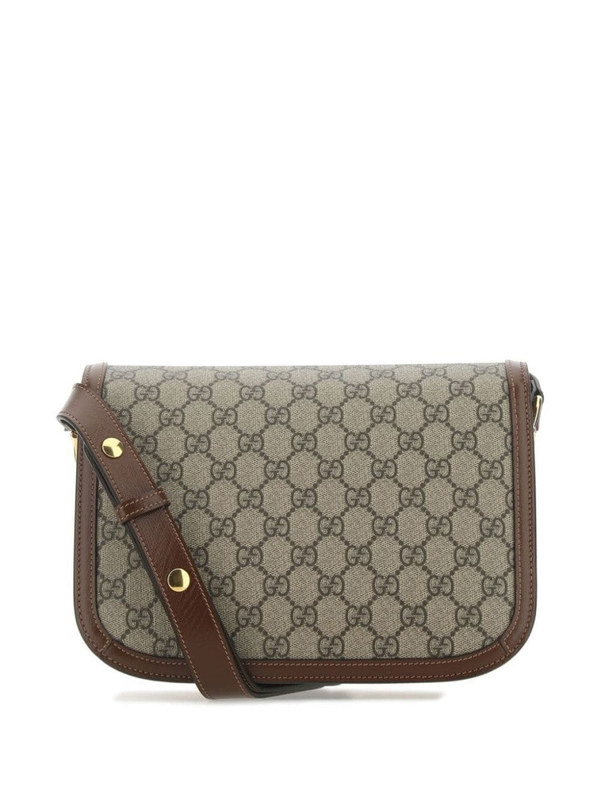 Gucci Horsebit Gg Supreme Shoulder Bag
