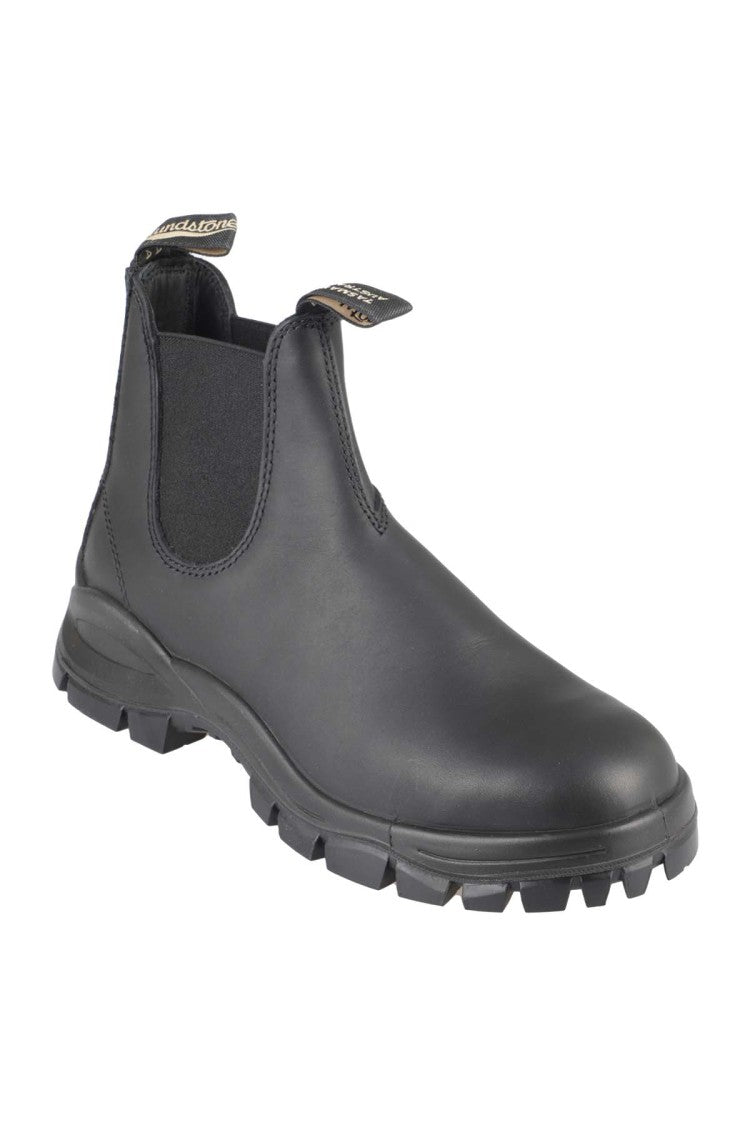 Blundstone Smooth Black Leather Ankle Boots