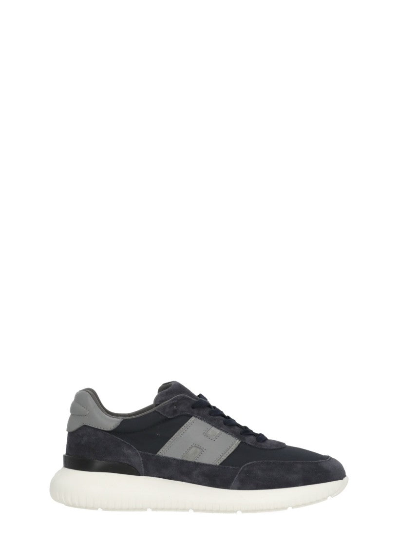 Hogan Blue H709 Tech Fabric Sneakers