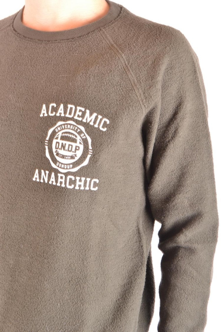 Dondup Multicolor Cotton Sweatshirt With Graphic Emblem