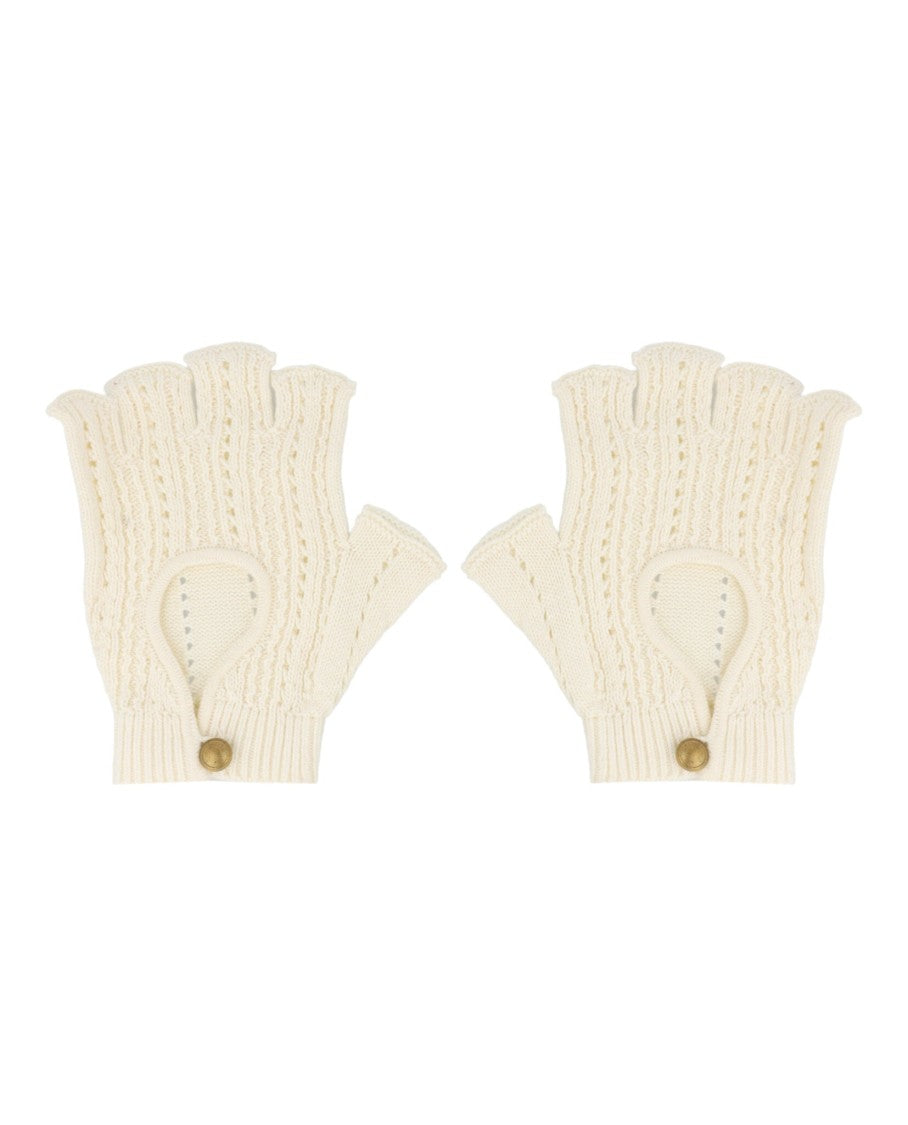 Valentino Knit Fingerless Gloves