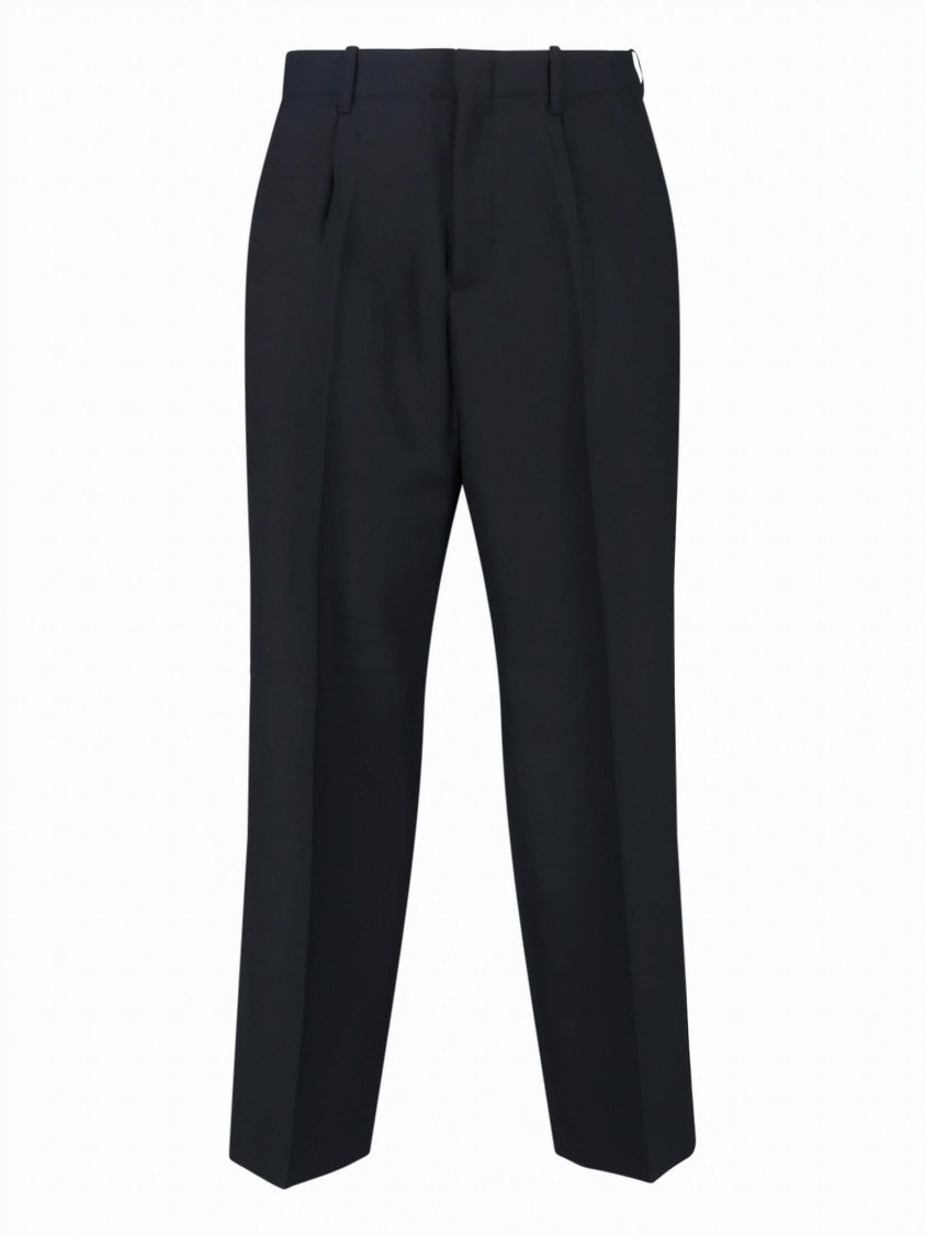 Our Legacy Straight-Leg Chino Pants With Mid-Rise Waist And Pleated Front